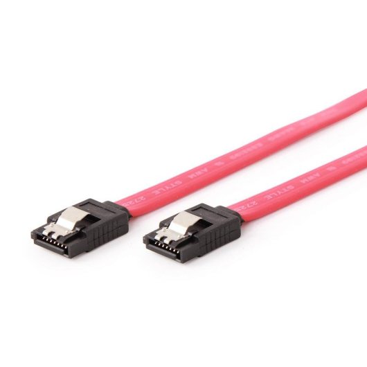 Cavo SATA III Gembird CC-SATAM-DATA-XL 1 m Femmina/Femmina Nero/Rosso