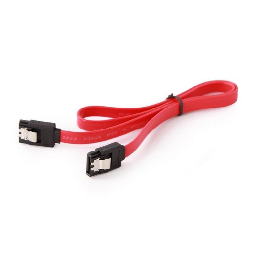 Cavo SATA III Gembird CC-SATAM-DATA-XL 1 m Femmina/Femmina Nero/Rosso