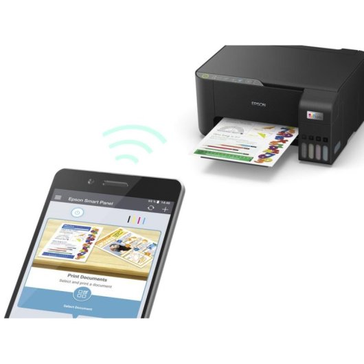 Multifunción Epson EcoTank ET-2862 Inkjet Color WiFi Dúplex Impresión directa Negro
