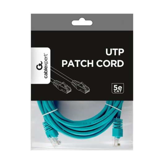 Cable réseau Gembird PP12-5M/G Cat5e 5 m vert
