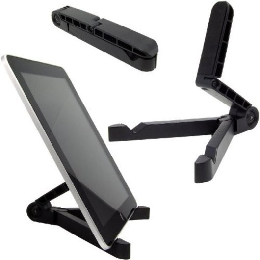 Gembird TA-TS-01 Supporto doppio braccio articolato per laptop e tablet, da scrivania, 178 mm, Nero