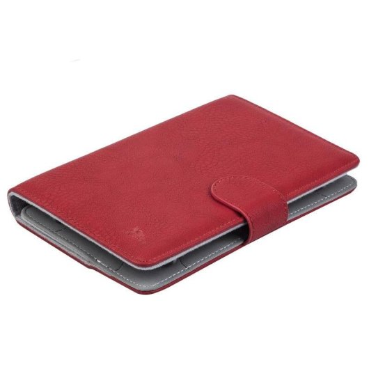 Capa Folio RivaCase 3017 10.1" Vermelha Couro Sintético