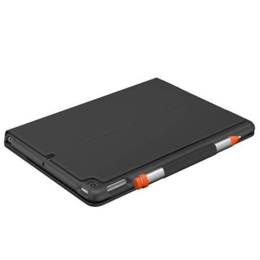 Teclado Logitech Slim Folio inalámbrico Bluetooth para iPad UK English Graphite