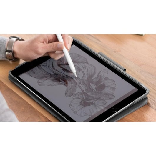 Teclado Logitech Slim Folio inalámbrico Bluetooth para iPad UK English Graphite