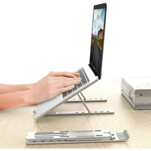 Techly ICA-TBL 134TY Supporto per portatile Scrivania 10 a 16" Altezza 55-155 mm Peso max 321 g