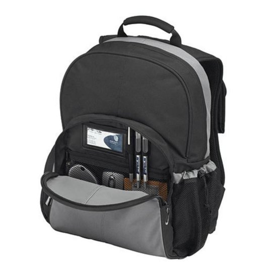 Zaino Targus Essential per Portatile 15.4" - 16" Nero/Grigio Nylon
