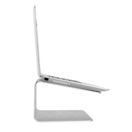LogiLink AA0104 Supporto per Laptop Scrivania 11 a 17" Rotazione 360° Alluminio Argento