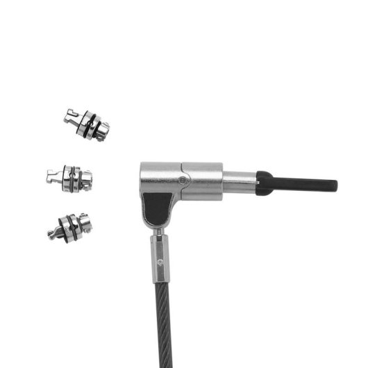 Cavo antifurto Dicota D31700 2 m con chiave PVC e acciaio nero/argento