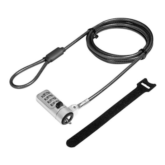 Cavo antifurto LogiLink NBS010 Acciaio Nero Argentato