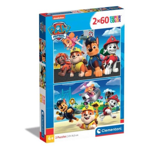 Puzzle Clementoni Supercolor Paw Patrol 60 piezas