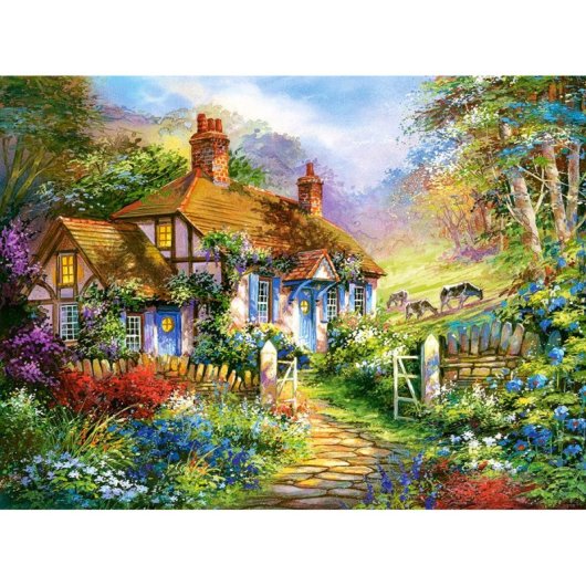 Puzzle Castorland Forrest cottage 3000 piezas Hada