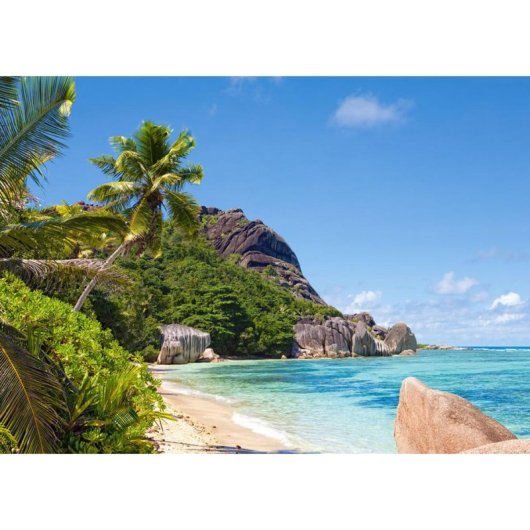 Rompecabezas Castorland Tropical Beach Seychelles 3000 piezas Paisaje