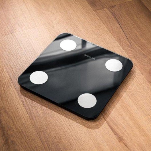Báscula Inteligente Cecotec Surface Precision HealthySmart Hasta 180 kg 25 Parámetros Pantalla Full Color Autoapagado Control por App