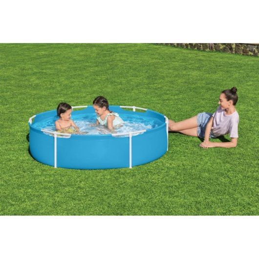 Piscine Bestway 56283/24 avec anneau gonflable bleue 152 cm