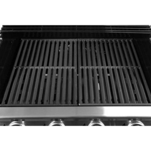 Parrilla de Gas Yato YG-20013 17500W 4 Zonas Carro Negro/Plata