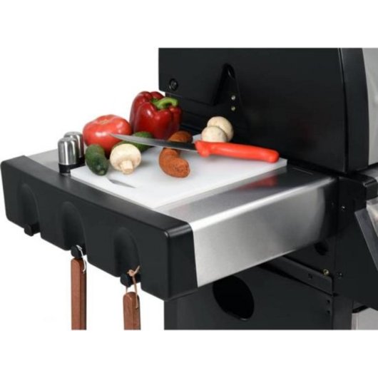 Parrilla de Gas Yato YG-20013 17500W 4 Zonas Carro Negro/Plata