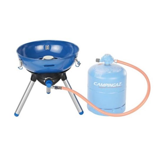Parrilla Campingaz 2000023717 2000 W Propano/Butano Tetera Parrilla Plancha Negro Azul
