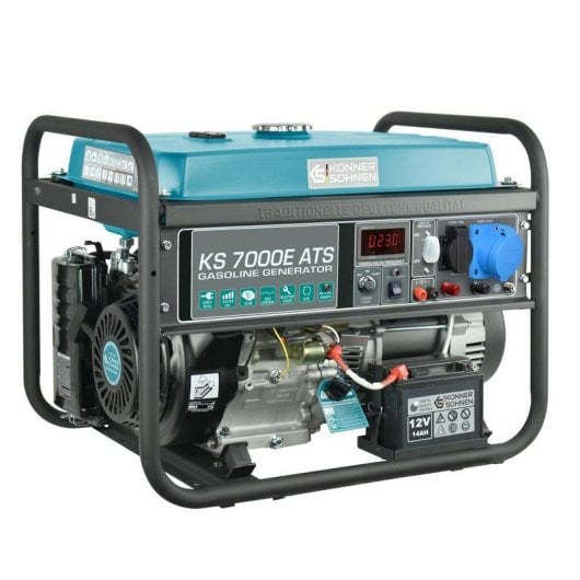 Groupe électrogène Könner & Söhnen KS 7000E ATS 5000 W 230 V Essence 25 L