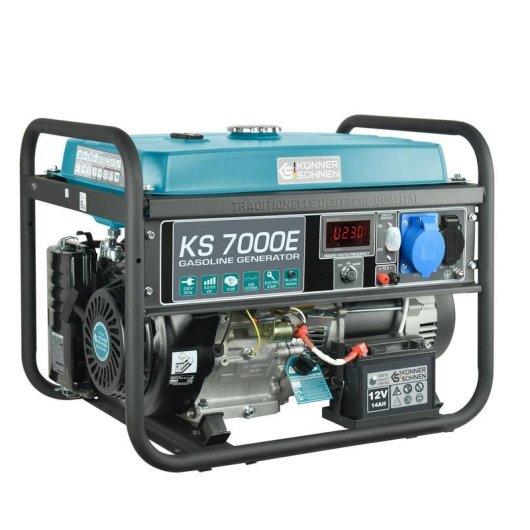 Grupo-eletrogénio Könner & Söhnen KS 7000E 5000 W 230 V Gasolina 25 L