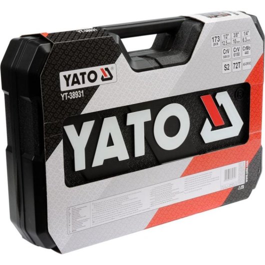 Conjunto de ferramentas mecânicas Yato YT-38931 Preto