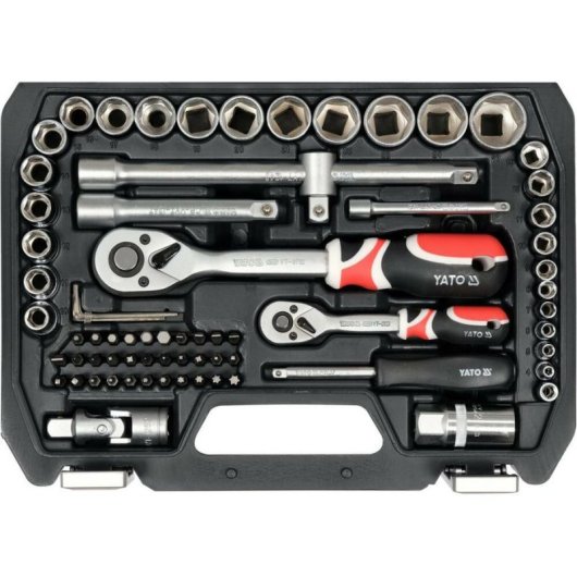 Kit di chiavi a bussola per impatto Yato YT-38782 72 pezzi
