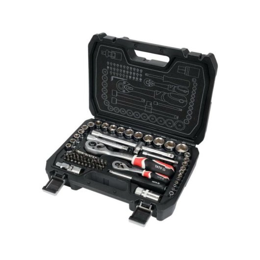 Kit di chiavi a bussola per impatto Yato YT-38782 72 pezzi