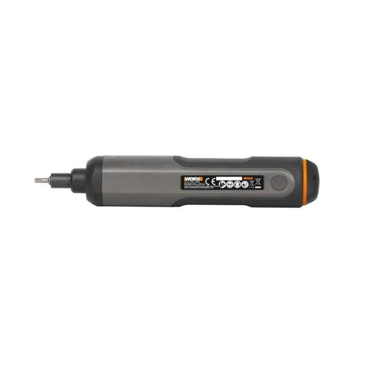Destornillador eléctrico Worx 4V con 24 bits, mango recto y funda de transporte