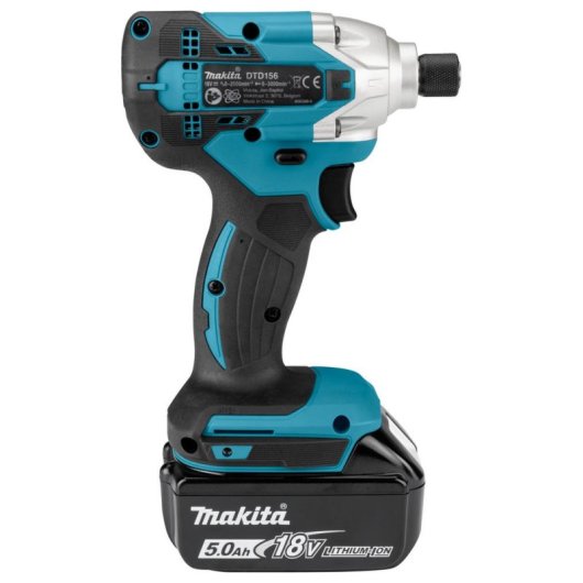 Destornillador de impacto Makita DTD156RTJ 18V 2500 RPM Verde Sin escobillas