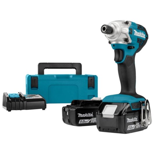 Destornillador de impacto Makita DTD156RTJ 18V 2500 RPM Verde Sin escobillas