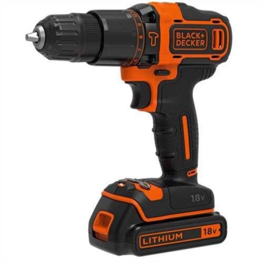 Taladro de pistola Black & Decker BDCHD18-QW 18V Li-Ion 1,5 Ah 1400 RPM