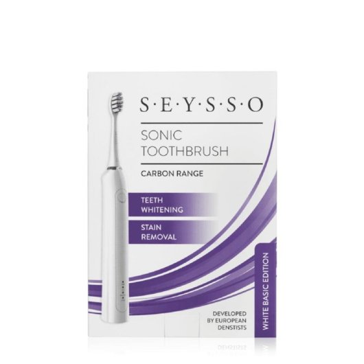 Cepillo de Dientes Sónico Seysso Carbon Basic 3 Modos 1 Cabezal Temporizador Batería