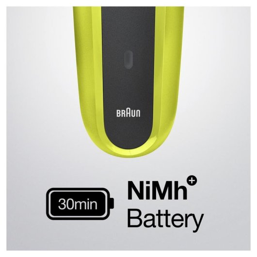 Afeitadora Facial Braun Series 3 300BT Inalámbrica 30min Seco y Mojado 3 Cuchillas Recortador
