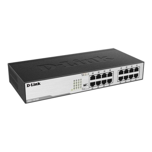 Commutateur D-Link DGS-1016D 16 Ports Gigabit Montable en Rack
