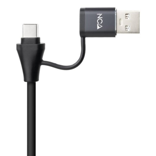 Capturadora de Video HDMI Nanocable 10.15.0001 USB-C/USB-A 4K 30Hz Gris