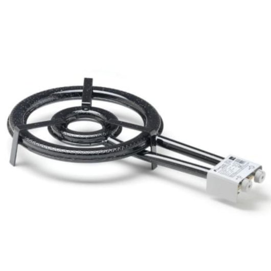 Paellero Flames VLC T-380 Quemador Exterior 11400 W 38 cm 3 Patas