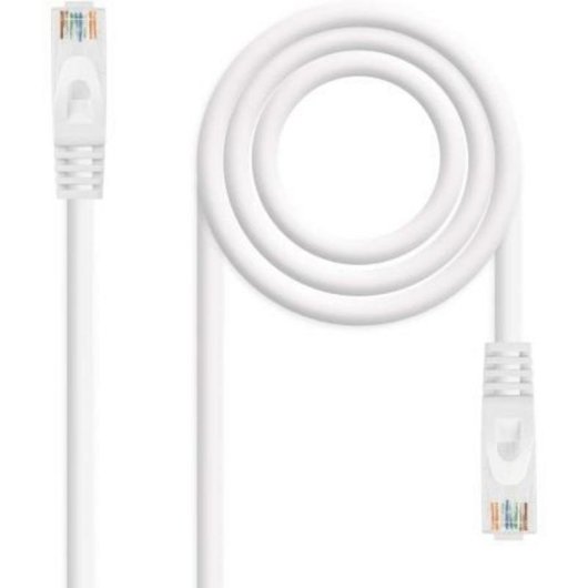 Cable de red RJ45 UTP Nanocable Cat.6A 7m Gris