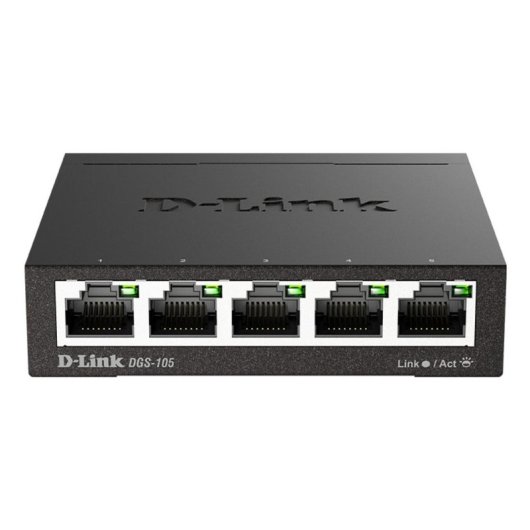 Conmutatore Ethernet D-Link DGS-105 5 Porte Gigabit Non Amministrato L2