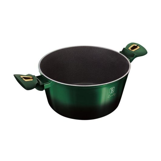 Cazuela para hornear Berlinger Haus BH/6058 Aluminio 4,1 L Inducción Negro/Verde