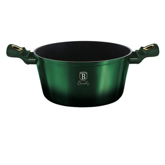 Cazuela para hornear Berlinger Haus BH/6058 Aluminio 4,1 L Inducción Negro/Verde