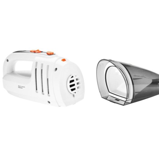 Aspirador de Mão Hyundai HVC101 74W 15 min Sem Saco Cinzento Branco Bateria NiMH