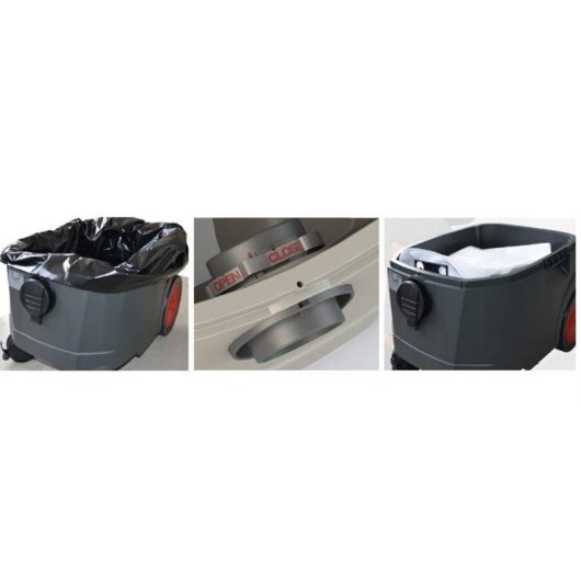 Aspirateur industriel Starmix L-1625 1600W Sec et Humide 25L Noir Rouge