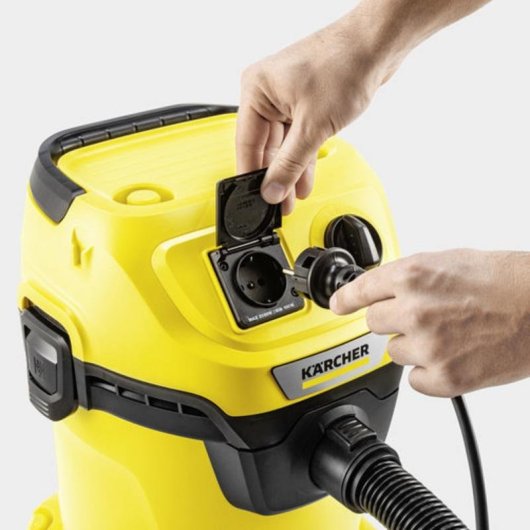 Aspiradora Industrial Kärcher WD 3 P V-17/4/20 2100W Seco y Húmedo 17L Negro Amarillo