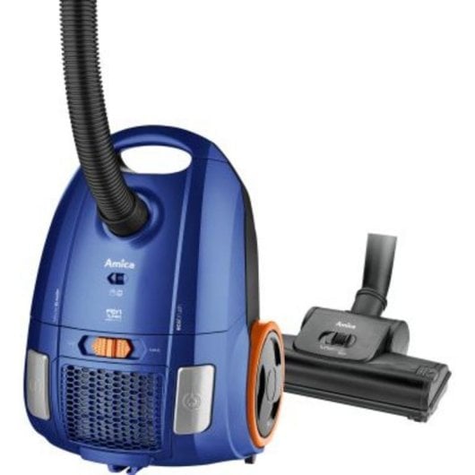 Aspirateur avec Sac Amica VM 2062 Fen Turbo 900W HEPA 3L Bleu Brosses Turbo et Universelle