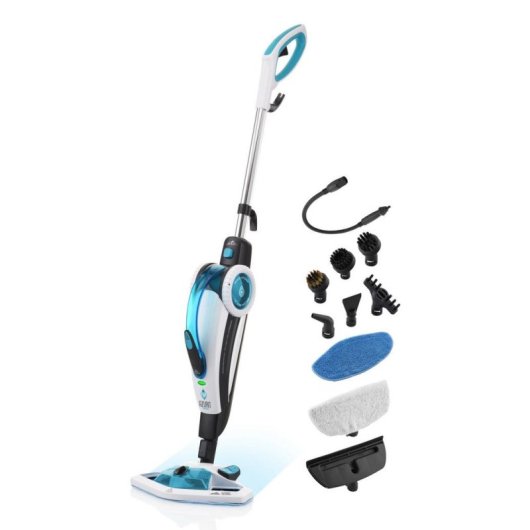 Dampfmopp Eta Azurit 0,4 L 1500 W Blau Weiß