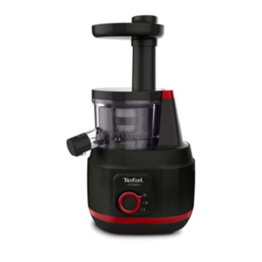 Exprimidor lenta Tefal Juiceo ZC150 Negro/Rojo 80 RPM 0,8 L