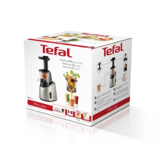 Exprimidor Tefal Infiny Juice ZC255B Gris Plata 0,8 L