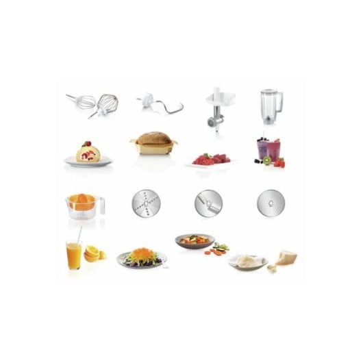 Procesador de alimentos Bosch MUM58258 3,9 L Blanco 1000 W