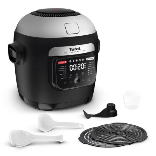 Olla Multi-cocción Tefal Multicook Actifry 6 L 1334 W Noir