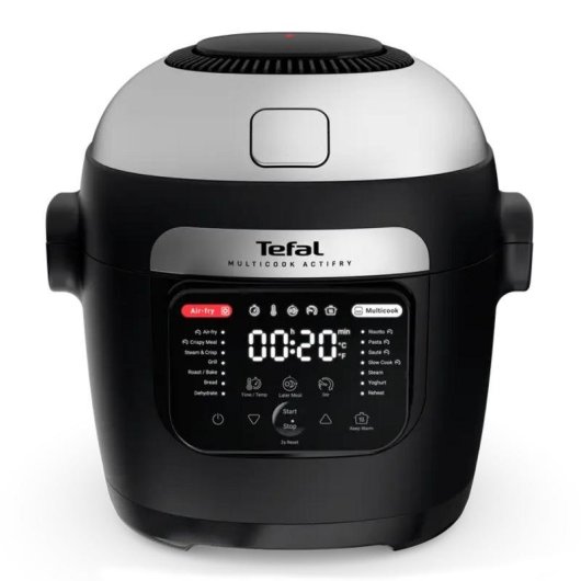 Olla Multi-cocción Tefal Multicook Actifry 6 L 1334 W Noir