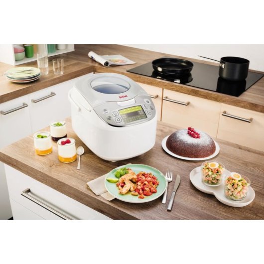 Arroceras Tefal RK8121 Argento/Bianco LCD 750 W